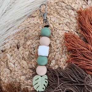 Monstera Leaf Keychain |