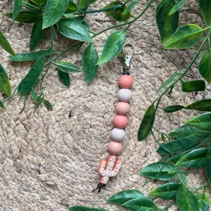 Aztec Cactus Keychain | Wetsern Design | “Something in the Orange”
